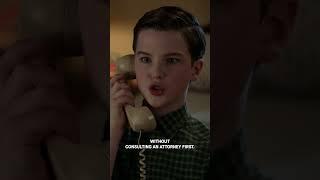 Sheldon Calls Tech Support About a Computer Virus  #YoungSheldon  TBS