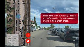 Test with GMVs solution for autonomous driving in non-urban areas  GMV