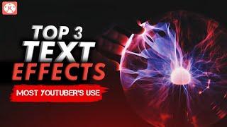 TOP 3 TEXT EFFECTS IN KINEMASTERANDROIDIOS  KINEMASTER EDITING TUTORIAL