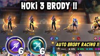 HOKI EARLY 3 BRODY  AUTO BINTANG 3 BRODY RACING  COMBO MAGIC CHESS TERKUAT