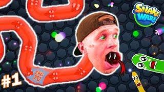 Вырастил ГИГАНТСКУЮ ЗМЕЮ в Игре как Slitherio на FFGTV Моя Новая Коллекция Змей