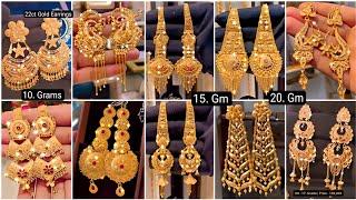 Gold Jhumka Designs With Weight And Price  Gold Earrings Designs Gold Jhumka #jhumka #earrings #46