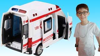 Kaan Arasın ambulans oyuncağı kırıldı yeni kapısı açılan ışıklı ambulans satın aldık