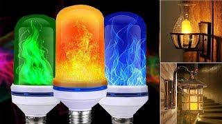 Realistic Flame Flickering Effect Light Bulb