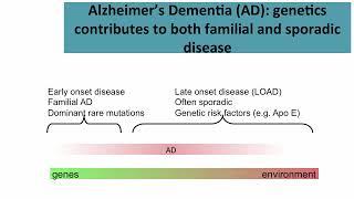 Genetics of Alzheimers Disease