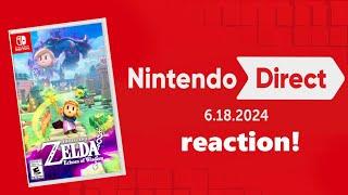 Nintendo Direct 6.18.2024 - Echoes of Wisdom REACTION