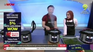 LIVE  10.00  16 DEC 18  TV9  MUGEN PREASURE COOKER  BRIAN & MASRENNY  P2698