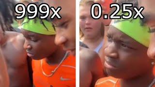 Hold up aint you Nathaniel B but its 0.25x vs 999x speed