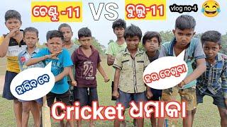Cricket ଧମାକା  Mr Dhenkanalia Vlog  Odia Comedy Viral Video