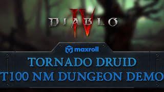 Tornado Druid T100 Nightmare Dungeon - Diablo 4 Season 1