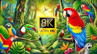 8K BIRDS - Unbelievable Beauty 8K VIDEO ULTRA HD  #8K #BIRD