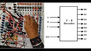 Exp-10 Binary 3 to 8 Decoder