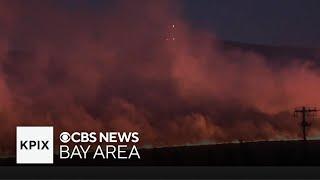 Massive Corral Fire tops 10000 acres as its fanned by 40 mph winds