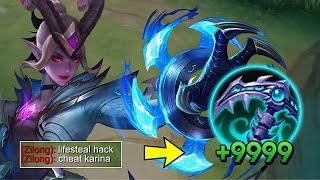 NEW KARINA LIFESTEAL HACK BUILD Karina Best Build 2024 - MLBB