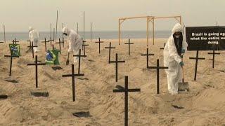 100 Graves Dug on Beach  Coronavirus News for June 12 2020