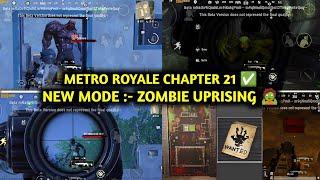 NEW MODE ZOMBIE UPRISING   METRO ROYALE CHAPTER 21