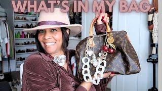 Whats In My Handbag + Accessorizing My Louis Vuitton Speedy  Fall Fashion Trends 2024