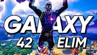 Rare Galaxy Skin 42 Eliminations Win Solo vs Squads Handcam Gameplay Fortnite 4K 120fps