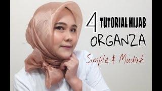 4 Style Hijab Organza untuk pesta wisuda & kondangan Trend 2019 Paling Simple & Rapi 