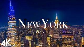 New York 4K Video UHD - Relaxing Piano Music Beautiful Nature Scenic  Stress ReliefAnxiety Relief