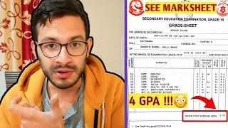 I got 4 GPA in SEE? My SEE Marksheet Revealed Anurag Silwal