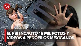 El FBI incautó 15 mil fotos y videos a pedófilos mexicanos