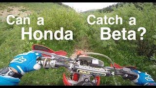 Can A Honda CRF250X Catch a Beta 300RR?  Depends on the rider - Episode 294