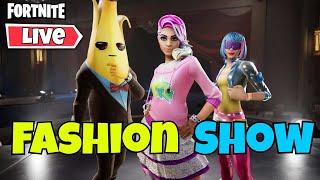  FASHION SHOW FORTNITE LIVE  Custom Matchmaking  Hide And Seek  And More