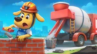 Construction Engineer  Educational Videos  Cartoons for Kids  Sheriff Labrador New Episodes