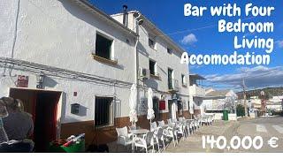 Andalucia bar for sale with 4 bedroom living accomodation in Ventas del Carrizal 140000