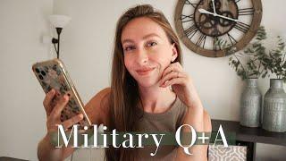 MILITARY SPOUSE Q+A  Deployment military housing + being an Army wife  MILSO TAG  Michaela Cook