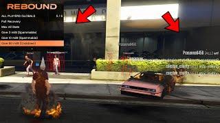 YOU CAN GIVE PEOPLE 60 MILLION  Rebound Mod Menu Full Showcase GTA5 Online