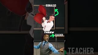 Ronaldos Shocking Classroom Outburst at 14    #football #ronaldolegacy #shorts