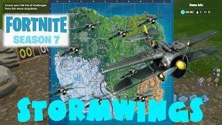 X-4 StormWings Plane Locations Guide - Fortnite Battle Royale Season 7