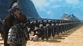 Dwarves of the Iron Hills Vs Goblins of Moria  30000 Unit Lord of the Rings Cinematic Battle