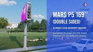 Complete Package Outdoor LED Billboard--Canbest Mars P5 Double Sided LED Screen