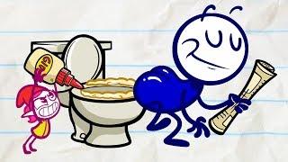 Pencilmates Funny Pranks  Animated Cartoons Characters  Animated Short Films