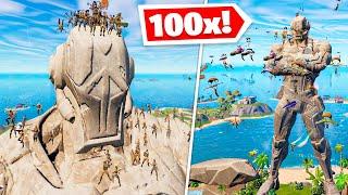 COISAS PRA SE FAZER COM 100 PESSOAS NO CAPÍTULO 3 DE FORTNITE