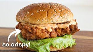Crispy Chicken Sandwich Recipe  Chicken Burger