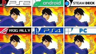 Jackie Chan Adventures  PS2 vs Android vs Steam Deck vs ROG Ally vs PS4 vs PC  Graphics Comparison