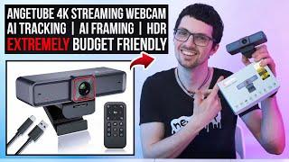 2023s Most Affordable 4K Webcam + AI Tracking & HDR -  Angetube 4K Streaming Webcam Review & Test