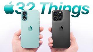 iPhone 16 vs 16 Pro - 32 Things You NEED to KNOW