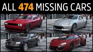 Forza Motorsport 2023  All 474 Cars MISSING From Forza Motorsport 7