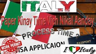 ITALY WORK VISA 2023  PAPER FILL HON TOH KINI DER BAAD NIKLAN GAY  ITALY VISA UPDATE 2023