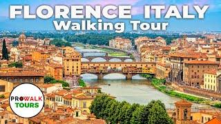 Florence Italy Walking Tour - NEW - 4K with Captions Prowalk Tours