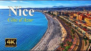 NICECôte dAzur - The Promenade des Anglais and the City Centre - Part.1 4K