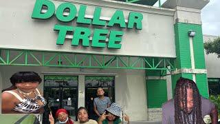 Shopping at Dollar tree in Hialeah Florida ￼