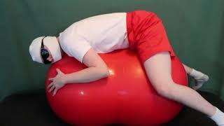 Gymnic Physio Roll Ball Red - Bounce and Deflate