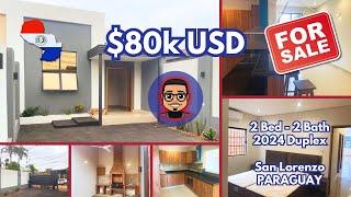 $80k USD Duplex For Sale in San Lorenzo Paraguay - Modern and Affordable Living in PY