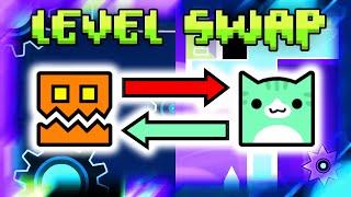 Geometry Dash LEVEL SWAP with Juniper